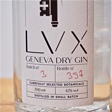 Gin - LVX Geneva Dry Gin / 70cl / 42%