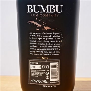 Rum - Bumbu XO / 70cl / 40%