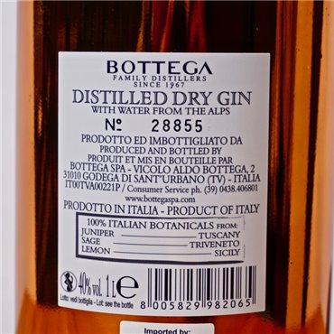Gin - Bottega Bacur Dry Gin / 100cl / 40%