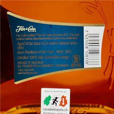 Rum - Flor de Cana Centenario 12 Years Liter / 100cl / 40%