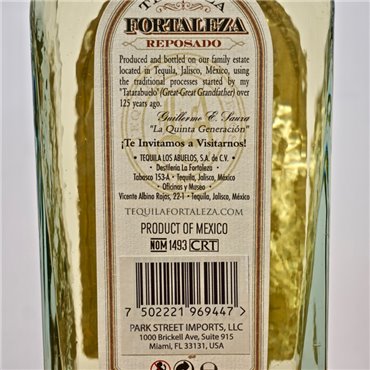 Tequila - Fortaleza Reposado / 70cl / 40%