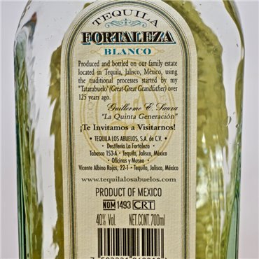 Tequila - Fortaleza Blanco / 70cl / 40%
