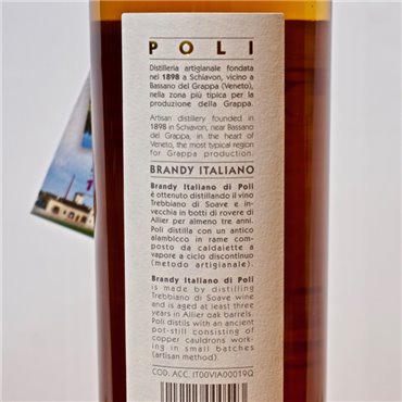 Brandy - Poli Brandy Italiano / 70cl / 40%