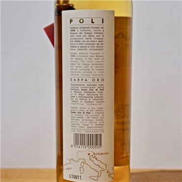 Grappa - Poli Sarpa di Poli Oro Barrique / 70cl / 40%